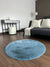 Extra Soft & Fluffy Thick Round Rabbit Fur Area Rug