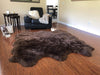 Extra Fluffy & Shaggy 6/8 Pelt Sheep Fur Area Rug